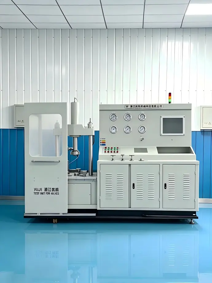 Valve pressure test bench